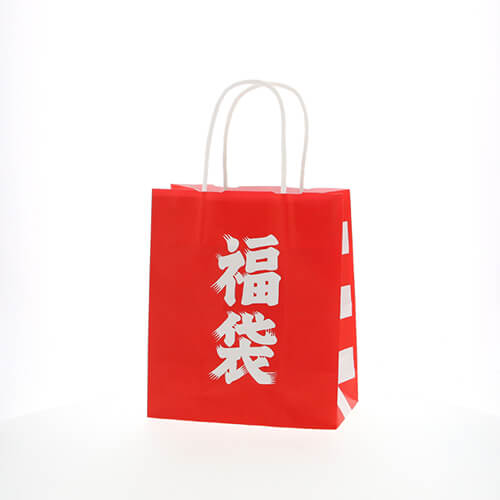 手提げ紙袋（福袋・丸紐・幅210×マチ120×高さ250mm）画像