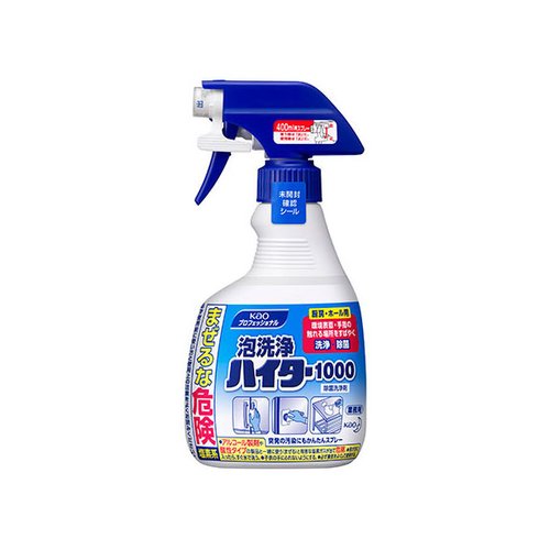 漂白剤 医療施設用泡洗浄ハイター1000 400mL 花王画像