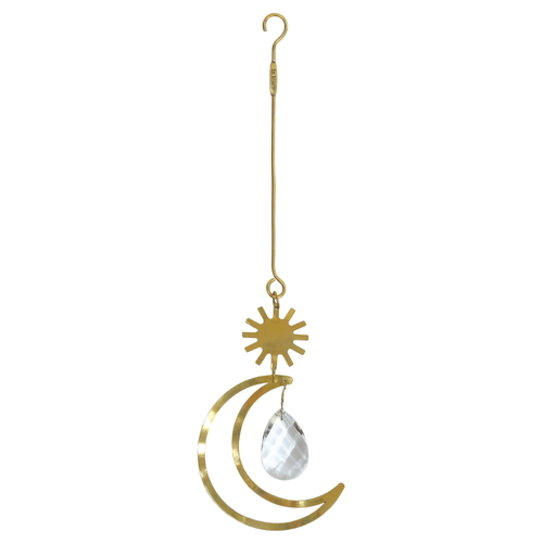 インブルーム ブラス＆ガラス オーナメント ムーン