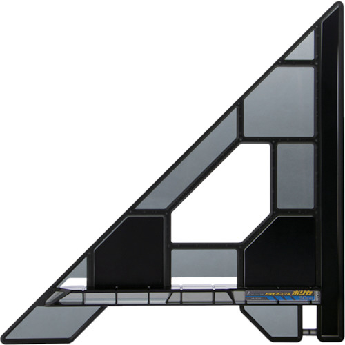 丸ﾉｺｶﾞｲﾄﾞ定規 ﾄﾗｲｱﾝｸﾞﾙﾎﾟﾘｶ30cm 1本画像