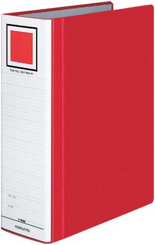 チューブＦエコツインＲ赤Ａ４縦背幅９５ｍｍ１０冊