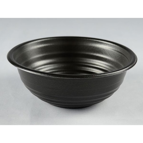 どんぶり容器 パックスタイル 耐熱どんぶり容器 YS丼 D-3 黒画像