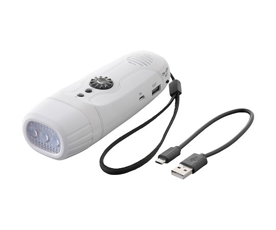 スマホ対応ダイナモFMラジオLEDライト画像