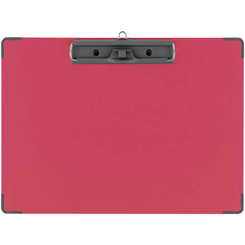 用箋挟Ｂ（総クロス貼り）カラーＡ４長辺とじ赤画像