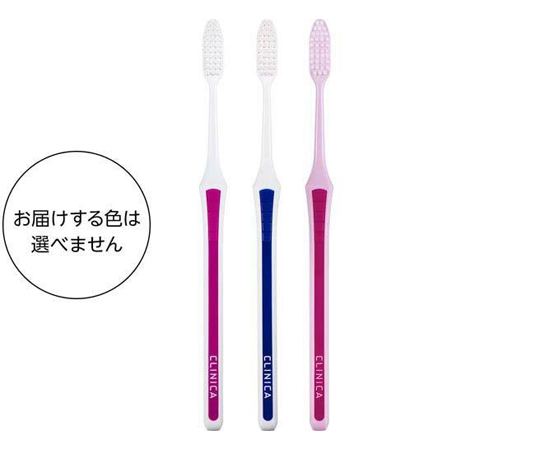 クリニカAD ハブラシ 4列レギュラー やわらか 商品のパッケージが上から見下ろした状態で、クリアなビニールバッグに収められていることが確認できる。