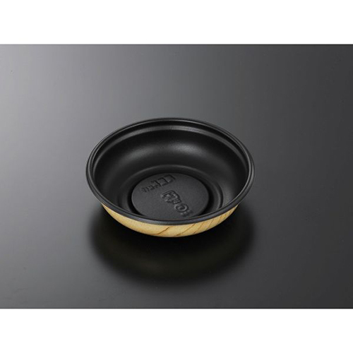 中央化学 どんぶり容器 SD 庵里丼 M17 BK-輪Y 本体 発泡画像