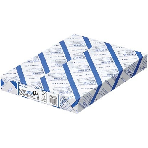 ＫＢ用紙（共用紙）　６４ｇ　Ｂ４　５００枚×５冊画像