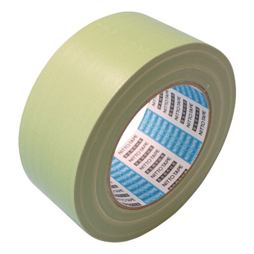 日東電工 養生用布粘着テープ No.7503 グリーン 50mm×25m NO7503X50GR画像