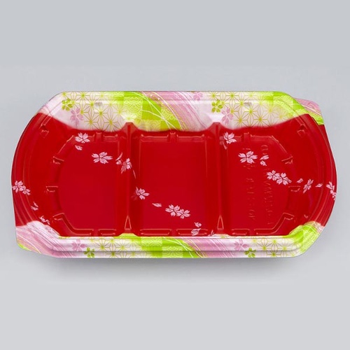 シーピー化成 弁当容器 BFN味音(みおん)26-1 春茜 本体画像