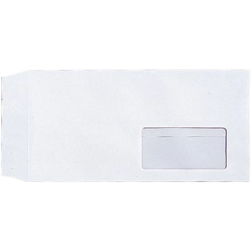 窓付封筒　長３　ケント　１００ｇ　１００枚入画像