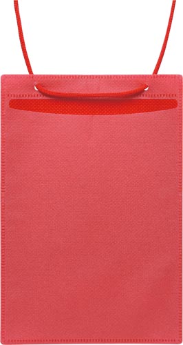 イベント吊下げ名札　ハガキ用　赤　５０枚画像