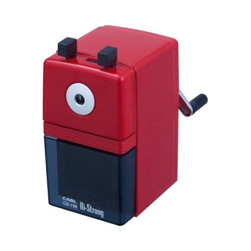 手動鉛筆削り　ハイストロング　赤画像