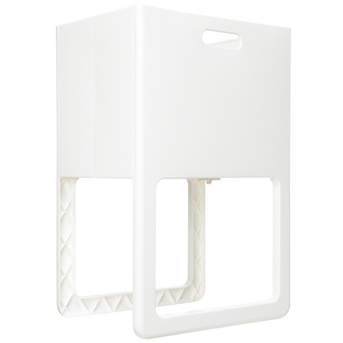 折りたたみ&脚付きﾊﾞｽｹｯﾄ ACOT(ｱｺｯﾄ) ﾎﾜｲﾄ 1個