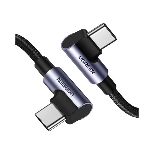 ＵＳＢ－Ｃ　両端Ｌ字　急速充電ケーブル　１ｍ画像