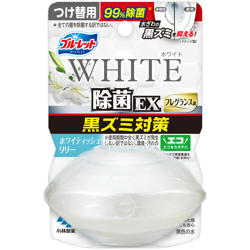 液体ﾌﾞﾙｰﾚｯﾄおくだけ 除菌EX ﾌﾚｸﾞﾗﾝｽ ﾎﾜｲﾃｨｯｼｭﾘﾘｰの香り 付替 67mL 1個画像