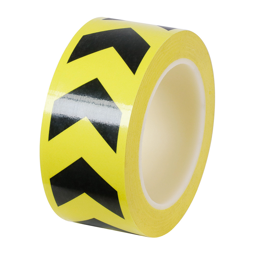 誘導ラインテープ（PET加工）　黄色/黒