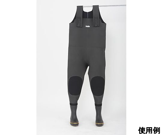 M 水中長靴(ラジアル底) 滑り止め付きのラジアル底が見える状態