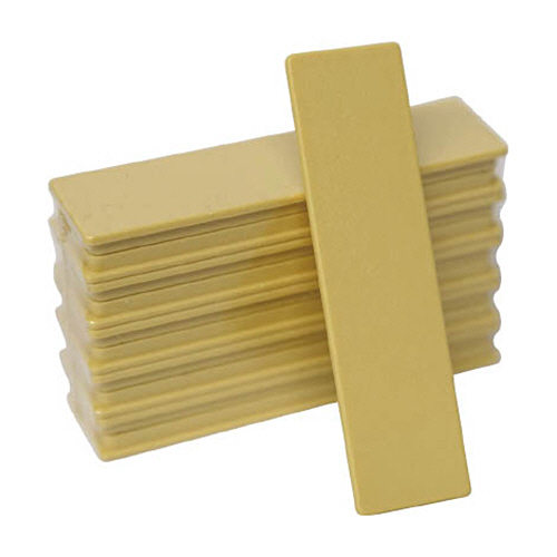 ﾏｸﾞﾈｯﾄ式片面名札22×82 黄 1ﾊﾟｯｸ(10枚)画像