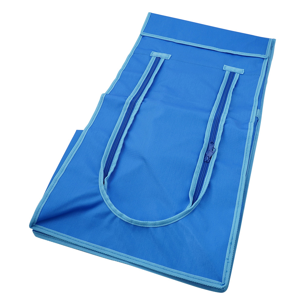 ワイドリネンカート（分割タイプ）用袋　ブルー　120L