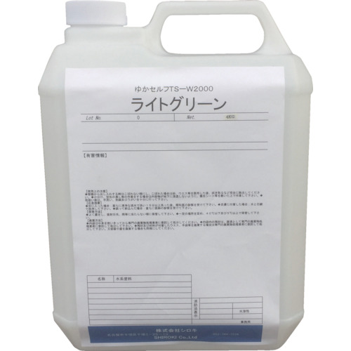 ゆかセルフ　TS-W2000　ライトグリーン　4.0Kg　1缶画像