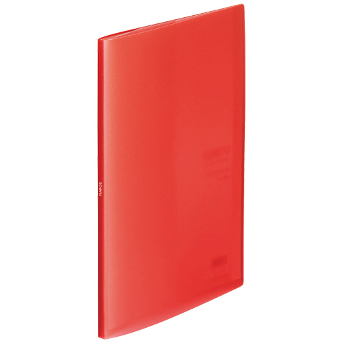 soeru ｸﾘﾔｰﾌﾞｯｸ A4ﾀﾃ 10ﾎﾟｹｯﾄ 背幅8mm ｻﾆｰﾚｯﾄﾞ 1冊画像