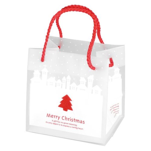 袋 クリスマススノータウン ギフトバッグ-2(10枚) ヘッズ画像