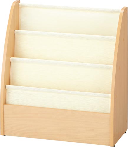 ペーパーコード製マガジンラック　ホワイト　３段画像