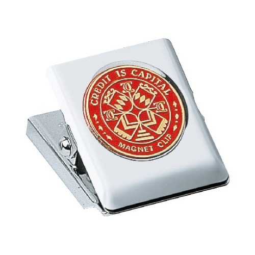 マグネットクリップ小　口幅３１ｍｍ　赤画像