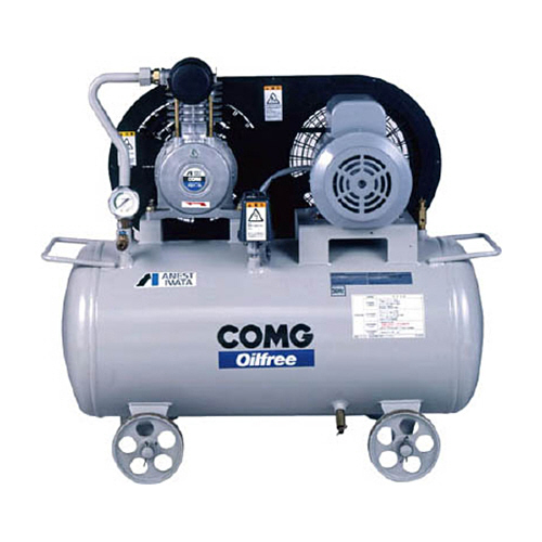 ｵｲﾙﾌﾘｰｺﾝﾌﾟﾚｯｻｰ 0.75KW 単相100V 50Hz 1台画像