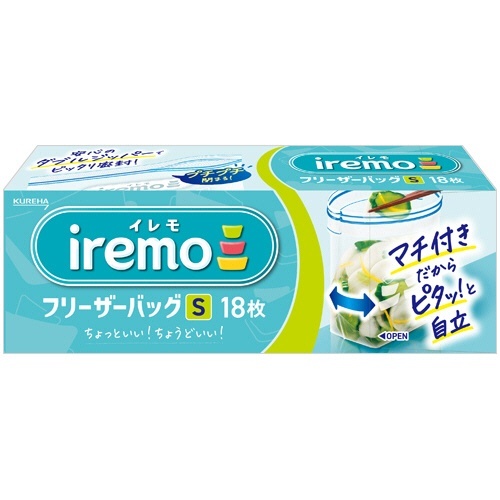 イレモ フリーザーバッグ S 1パック(18枚)画像