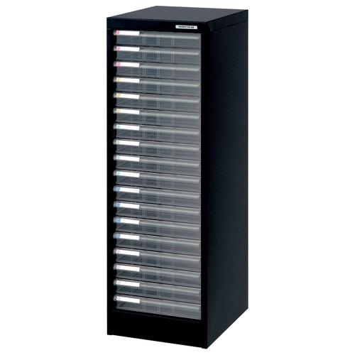 ｱﾊﾞﾝﾃV2 ﾌﾛｱｹｰｽ A4ﾀﾃ 浅18段 黒 1台画像