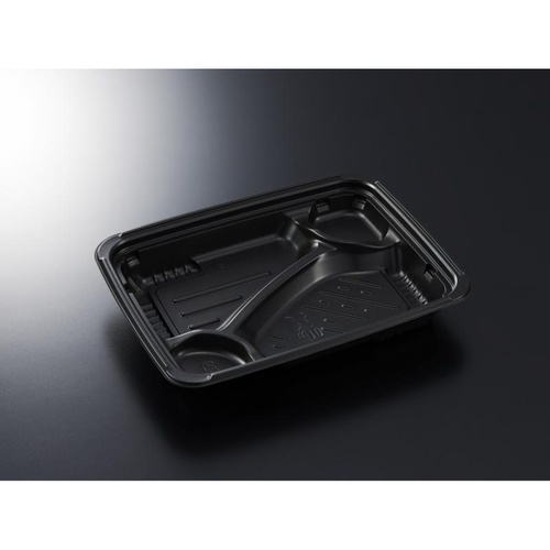 中央化学 弁当容器 BCTはるか22-17C BK 本体画像