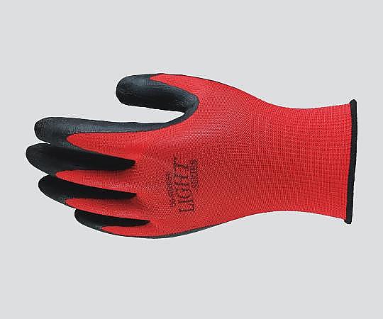 天然ゴム背抜き手袋（13ゲージ）　レッド　M画像