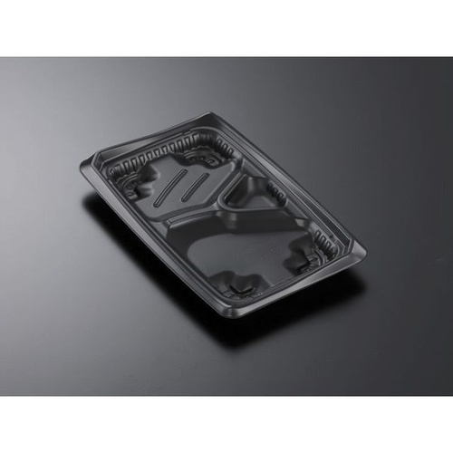 中央化学 弁当容器 CT もり弁 26-16L BK 本体画像