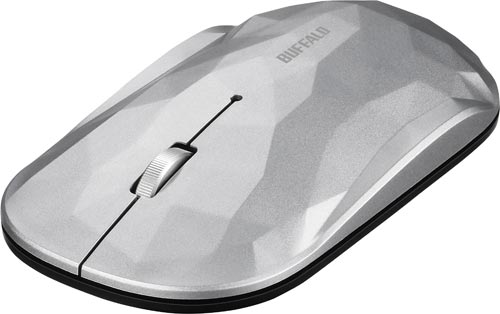 ＦＬＥＸＵＳマウス　無線　ジオメトリーシルバー画像