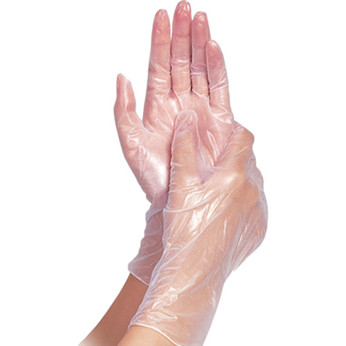 竹虎　タケトラプラスチック手袋１００パウダーフリー　Ｌ　１００枚画像