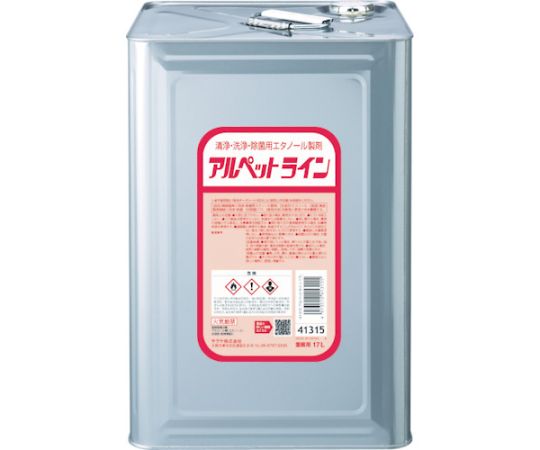 清浄・洗浄・除菌用エタノール製剤　アルペットライン　17L画像