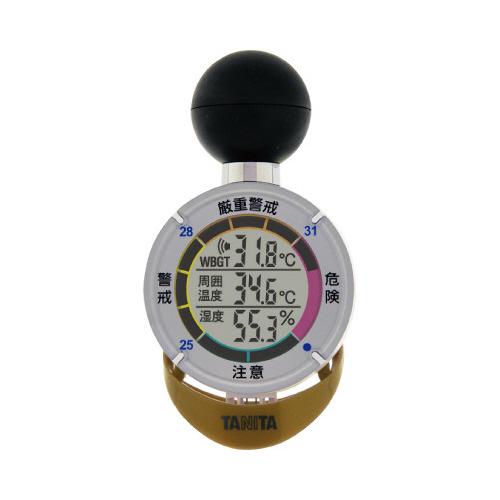 黒球式熱中症指数計熱中アラーム　ＴＴ５６２ＮＧＤ画像