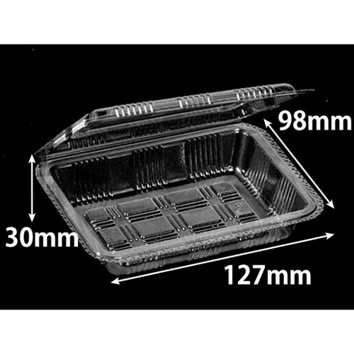 フードパック OP-061小新 デンカポリマー 透明なパッケージに収められた食品の様子