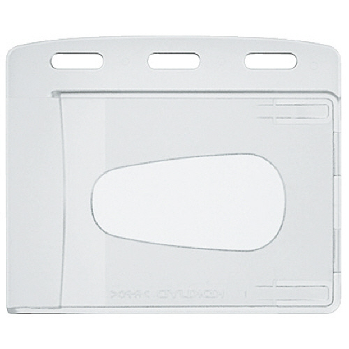 ﾊｰﾄﾞｹｰｽ(凸面形状)(ｱｲﾄﾞﾌﾟﾗｽ) ID･ICｶｰﾄﾞ用 ﾖｺ型 1ｾｯﾄ(10個)画像