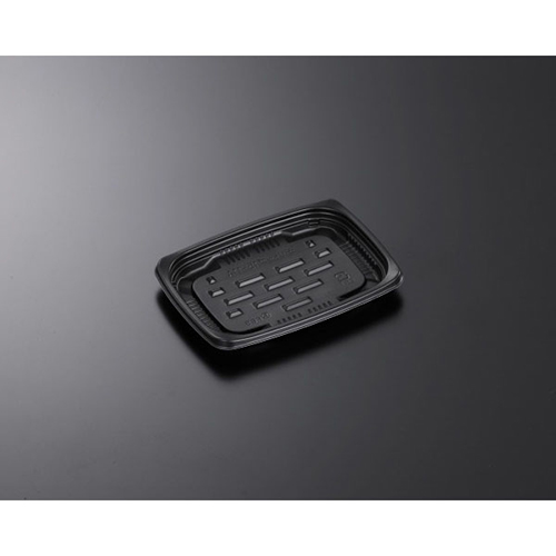 中央化学 軽食容器 CT デリトップ 15-11A BK 本体画像