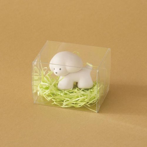 ギフト箱 MTO-PB3 無地クリアPETボックス-3(10枚) ヘッズ 透明なクリアボックスが横向きに横たわっている様子