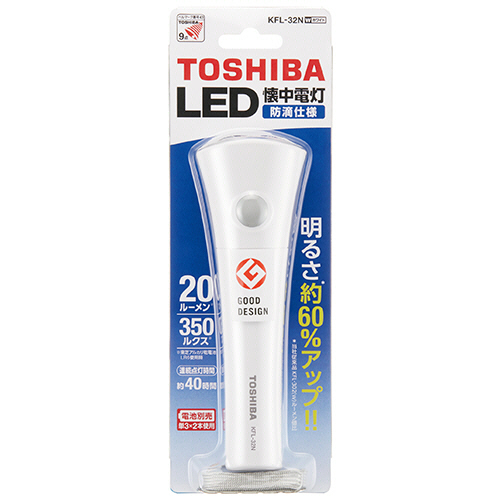 LED懐中電灯 ﾎﾜｲﾄ 1個画像