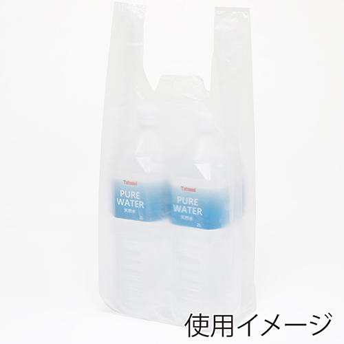 商品のお持ち帰りに！半透明のレジ袋