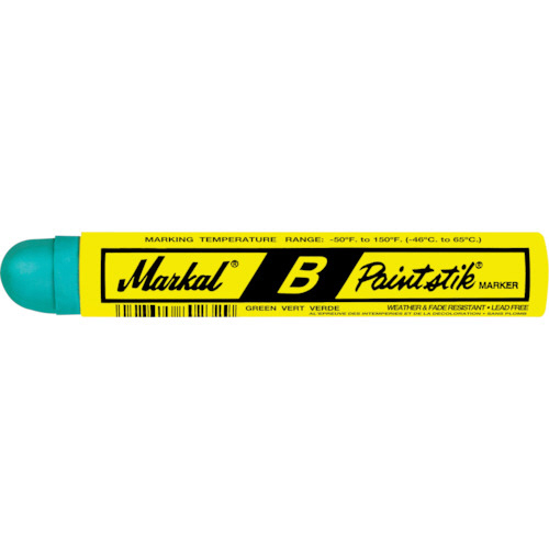Markal　工業用マーカー　ペイントスティック　B　緑　1本画像