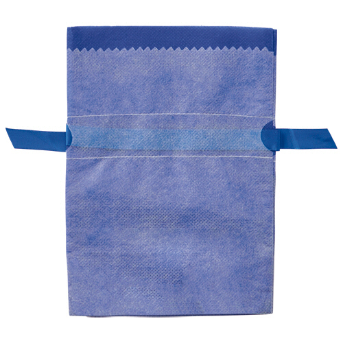 不織布ﾘﾎﾞﾝ付きｷﾞﾌﾄﾊﾞｯｸﾞ ﾈｲﾋﾞｰ 15×22×6cm 1ﾊﾟｯｸ(10枚)画像