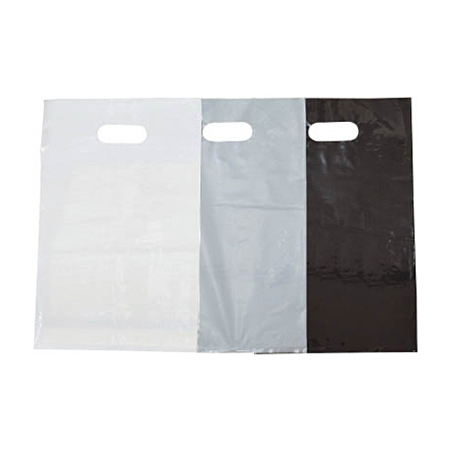 ｶﾗｰﾎﾟﾘ手提げ袋M 0.08X300X450 白 1ﾊﾟｯｸ(20枚)画像