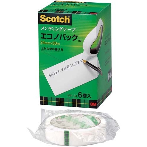 スコッチ　メンディングテープ２４ｍｍ×３０ｍ６巻画像