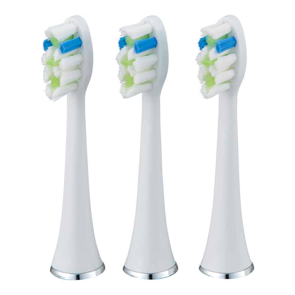電動音波歯ブラシ 交換用ブラシ 大 3本入画像