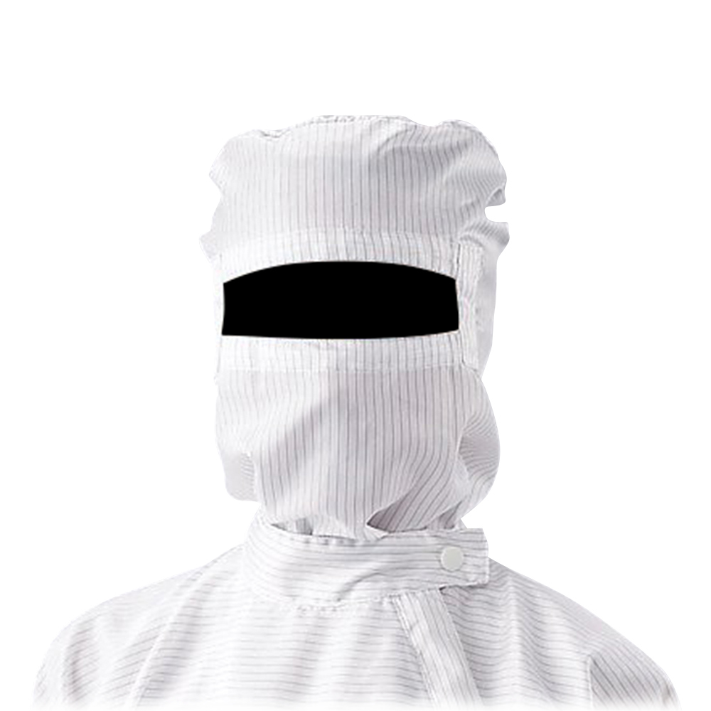 APクリーンスーツ用フード（目出しタイプ）白　S画像